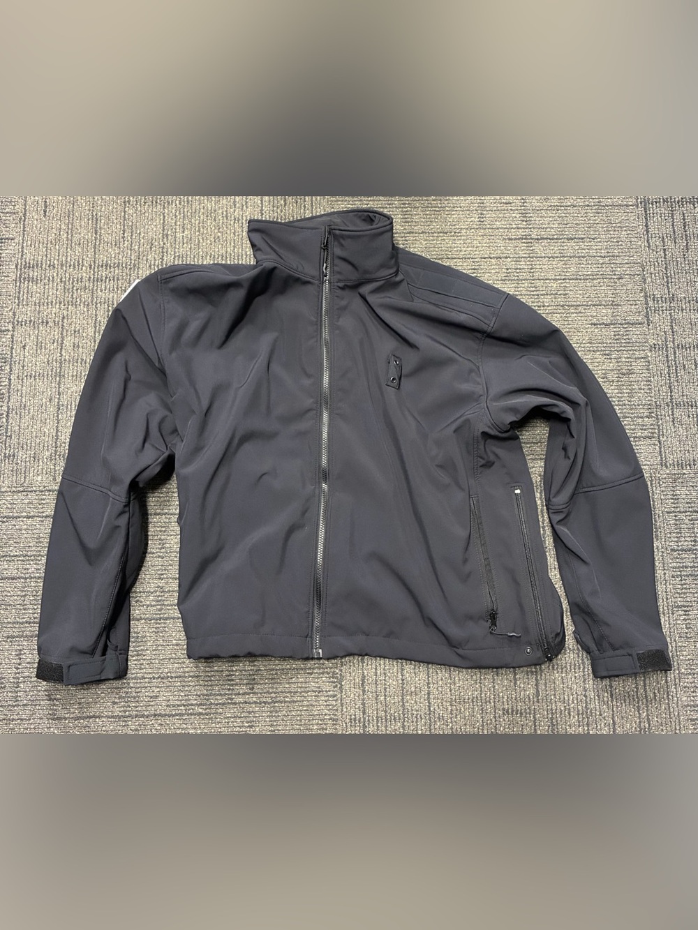 Spiewak Men's Softshell Patrol Police Security Jacket Black Size XL